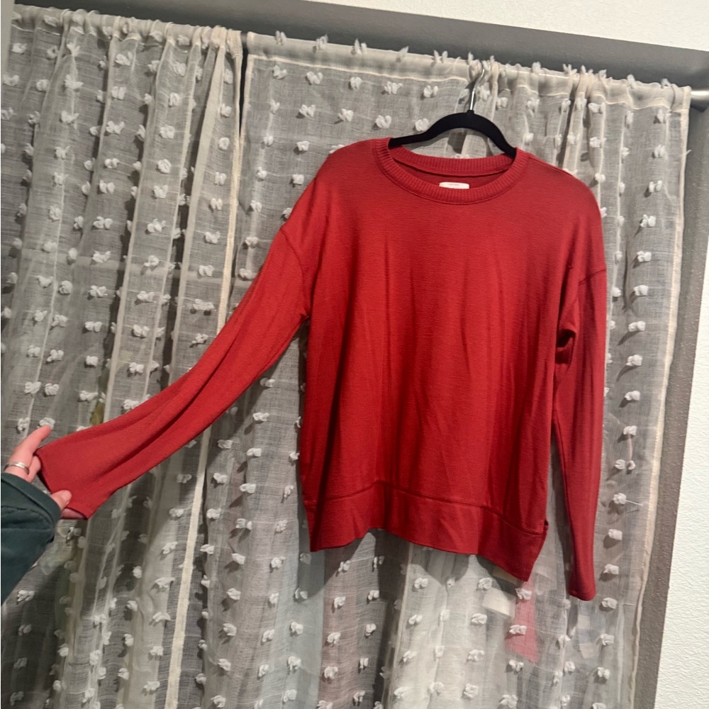 Lucky Brand Women's Red Sweatshirt